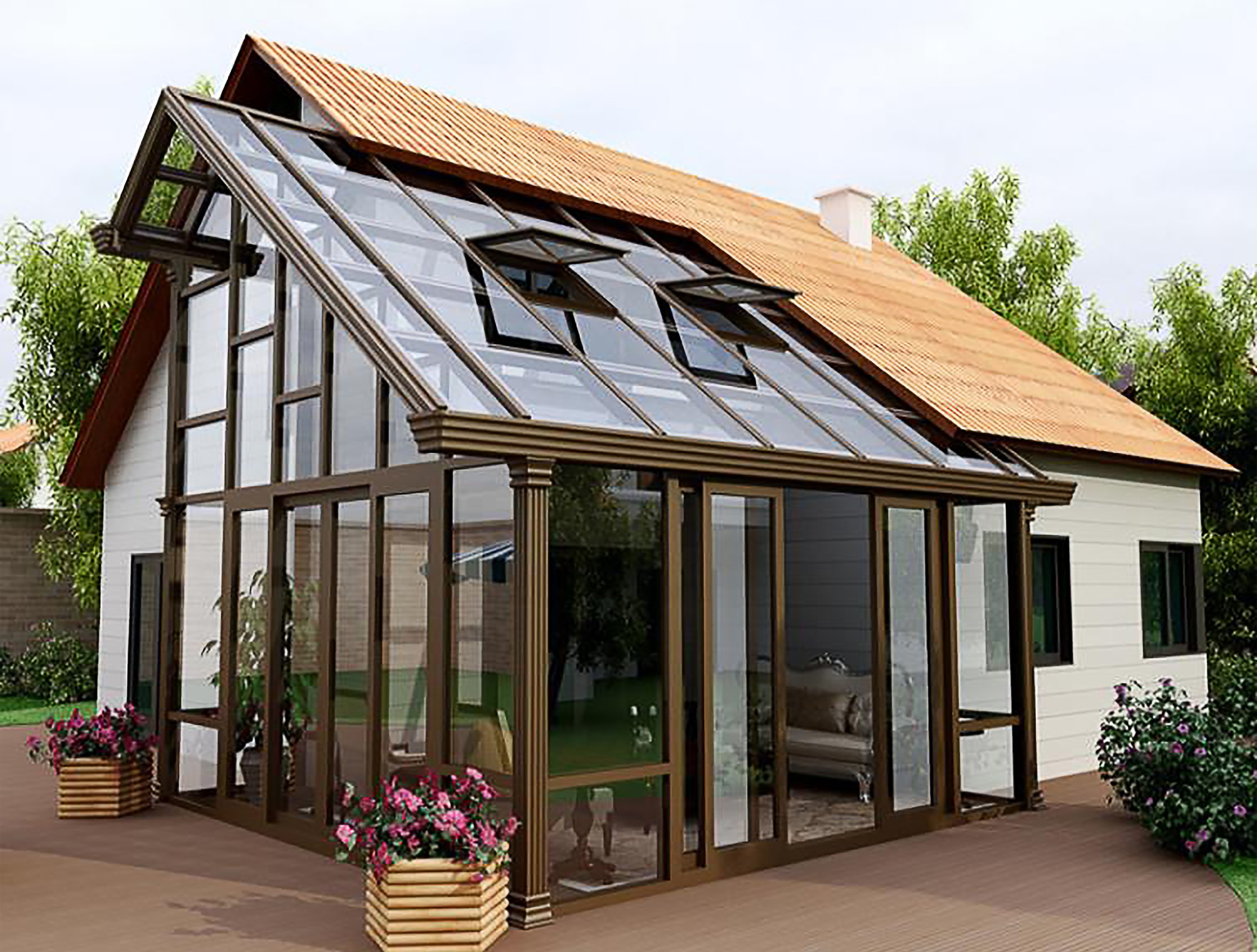 人字頂陽(yáng)光房